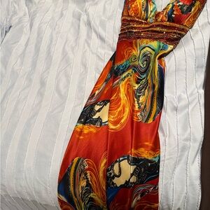 Jovani Multicolor Asymmetrical Dress